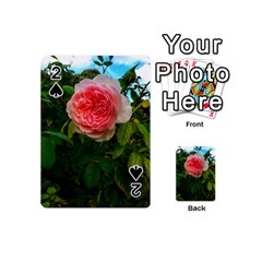 Complex Pink Rose Playing Cards 54 (mini) by okhismakingart