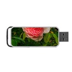 Complex Pink Rose Portable USB Flash (One Side) Front