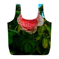 Complex Pink Rose Full Print Recycle Bag (l) by okhismakingart