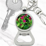 Purple Park Flowers Bottle Opener Key Chains Front