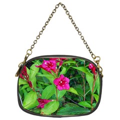 Purple Park Flowers Chain Purse (two Sides) by okhismakingart