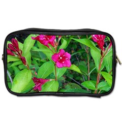 Purple Park Flowers Toiletries Bag (one Side) by okhismakingart