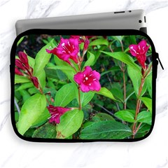 Purple Park Flowers Apple Ipad 2/3/4 Zipper Cases by okhismakingart