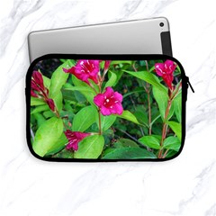 Purple Park Flowers Apple Ipad Mini Zipper Cases by okhismakingart