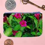 Purple Park Flowers Large Coin Purse Back