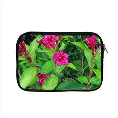 Purple Park Flowers Apple Macbook Pro 15  Zipper Case by okhismakingart