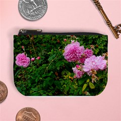 Light Pink Roses Mini Coin Purse by okhismakingart