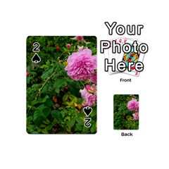 Light Pink Roses Playing Cards 54 (mini) by okhismakingart