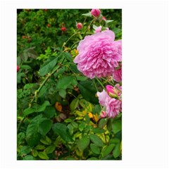 Light Pink Roses Small Garden Flag (two Sides) by okhismakingart