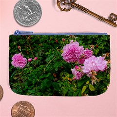 Light Pink Roses Large Coin Purse by okhismakingart