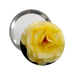 Pale Yellow Rose 2 25  Handbag Mirrors by okhismakingart