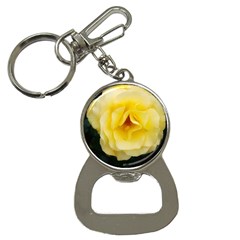 Pale Yellow Rose Bottle Opener Key Chains by okhismakingart