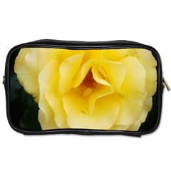 Pale Yellow Rose Toiletries Bag (one Side) by okhismakingart