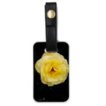 Pale Yellow Rose Luggage Tags (One Side)  Front