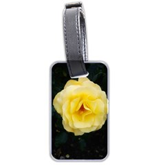 Pale Yellow Rose Luggage Tags (two Sides) by okhismakingart