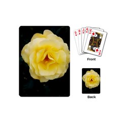 Pale Yellow Rose Playing Cards (mini) by okhismakingart