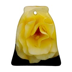 Pale Yellow Rose Bell Ornament (two Sides) by okhismakingart