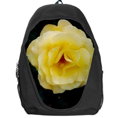 Pale Yellow Rose Backpack Bag by okhismakingart