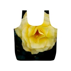 Pale Yellow Rose Full Print Recycle Bag (s) by okhismakingart