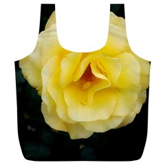 Pale Yellow Rose Full Print Recycle Bag (xl) by okhismakingart