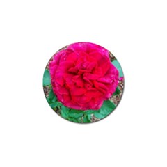 Folded Red Rose Golf Ball Marker (4 Pack) by okhismakingart