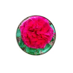 Folded Red Rose Hat Clip Ball Marker (4 Pack) by okhismakingart