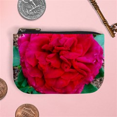 Folded Red Rose Mini Coin Purse by okhismakingart