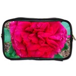 Folded Red Rose Toiletries Bag (Two Sides) Front