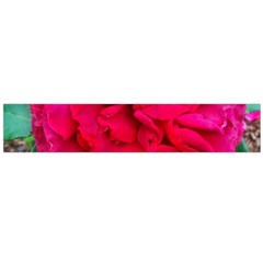 Folded Red Rose Large Flano Scarf  by okhismakingart