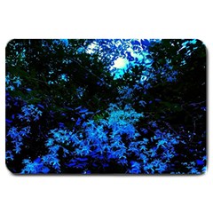 Cascade Of Flowers Large Doormat  by okhismakingart