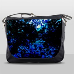 Cascade Of Flowers Messenger Bag by okhismakingart