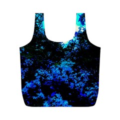 Cascade Of Flowers Full Print Recycle Bag (m) by okhismakingart