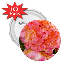 Folded Pink And Orange Rose 2 25  Buttons (100 Pack)  by okhismakingart