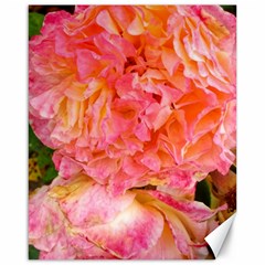 Folded Pink And Orange Rose Canvas 16  X 20  by okhismakingart