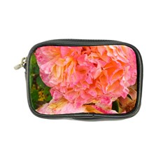 Folded Pink And Orange Rose Coin Purse by okhismakingart