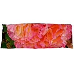 Folded Pink And Orange Rose Body Pillow Case (dakimakura) by okhismakingart