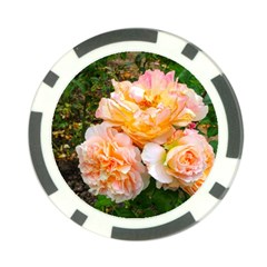 Bunch Of Orange And Pink Roses Poker Chip Card Guard by okhismakingart