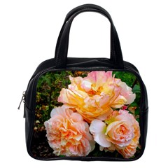 Bunch Of Orange And Pink Roses Classic Handbag (one Side) by okhismakingart