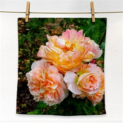 Bunch Of Orange And Pink Roses Face Towel by okhismakingart