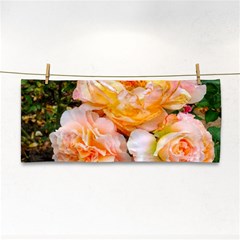 Bunch Of Orange And Pink Roses Hand Towel by okhismakingart