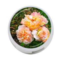 Bunch Of Orange And Pink Roses 4-port Usb Hub (two Sides) by okhismakingart