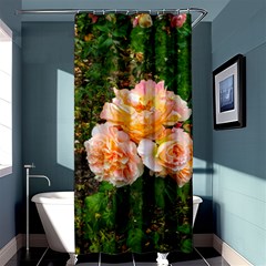 Bunch Of Orange And Pink Roses Shower Curtain 36  X 72  (stall)  by okhismakingart