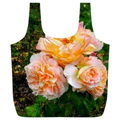 Bunch Of Orange And Pink Roses Full Print Recycle Bag (xl) by okhismakingart