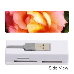 Light Orange And Pink Rose Memory Card Reader (stick) by okhismakingart