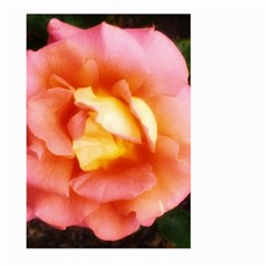 Light Orange And Pink Rose Large Garden Flag (two Sides) by okhismakingart