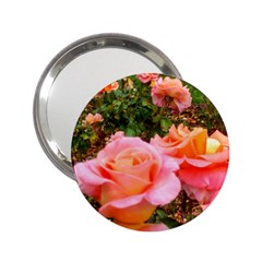 Pink Rose Field 2 25  Handbag Mirrors by okhismakingart