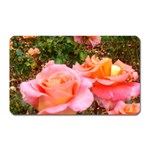 Pink Rose Field Magnet (Rectangular) Front