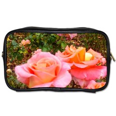 Pink Rose Field Toiletries Bag (two Sides) by okhismakingart