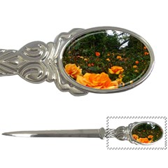 Orange Rose Field Letter Opener by okhismakingart