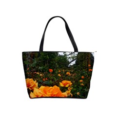 Orange Rose Field Classic Shoulder Handbag by okhismakingart